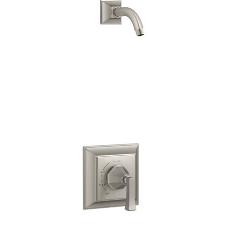 Kohler Memoirs Stately 1 Handle Rite Temp Shower Trim Kit Set In Vibrant Brushed Nickel K Tls462