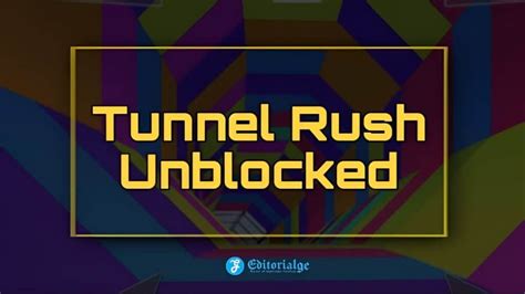 Tunnel Rush Unblocked: Best Single Player 3D Game in 2024