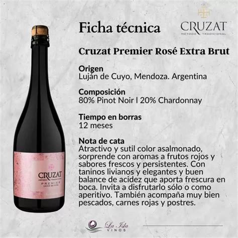 Espumante Cruzat Premier Rosé Extra Brut 750ml en venta en Capital