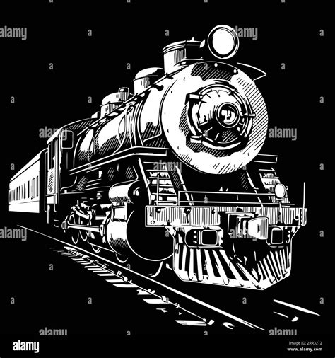 Old Steam Locomotive Stock Vector Image And Art Alamy