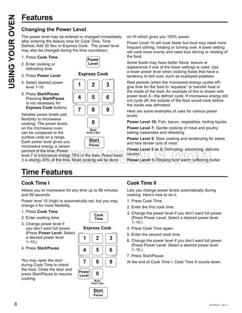 GE JVM3160RFSS Microwave Oven Owner's Manual