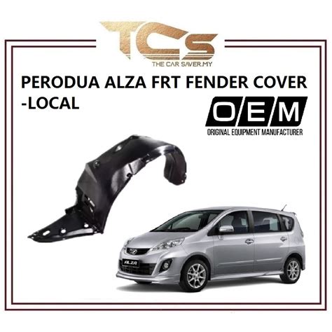 Perodua Alza Fender Cover Fender Liner Daun Pisang Depan Belakang