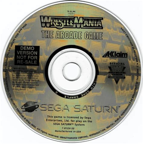 Buy Wwf Wrestlemania The Arcade Game For Saturn Retroplace