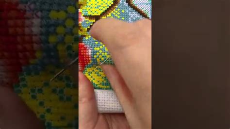 Cross Stitch 挑繡 亂背 十字繡愛好者342 Youtube