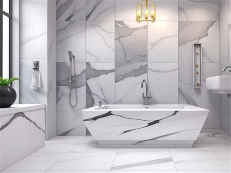 Premium AI Image | Marble Tiles Design