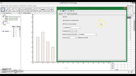 Como Graficar Datos En Geogebra Youtube