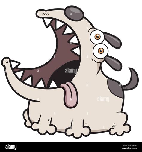 Vector Illustration Of Angry Dog Cartoon Stock Vector Image And Art Alamy