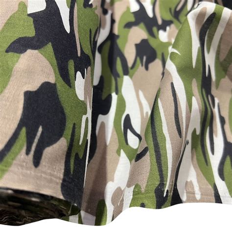 Polycotton Camouflage Prints Eu Fabrics