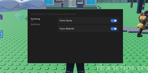 Roblox But Every Second You Become Stronger Farm Gem Auto Rebirth