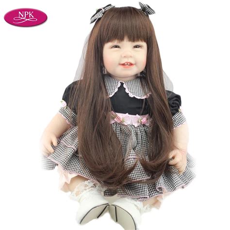 NPK recién nacido muñeca bebé reborn juguetes de silicona Bebe 55CM