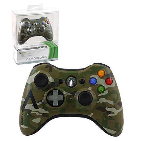 Xbox 360 - Controller - Wireless - Camo - Limited Edition - Green ...