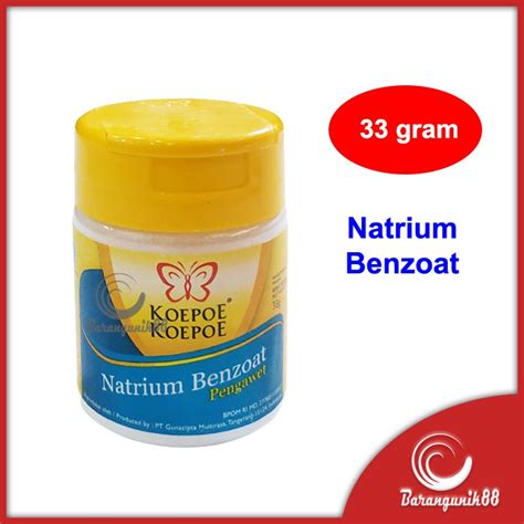 Koepoe Koepoe Natrium Benzoate 33 Grams Of Food And Drink Preservatives