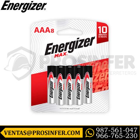 Pila Energizer Max Aaa 8 Alcalina Al Por Mayor Prosinfer Seguridad