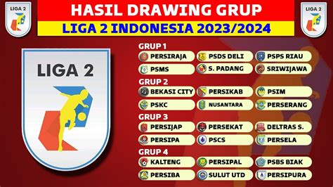 Resmi Hasil Drawing Liga Indonesia Jadwal Liga Indonesia