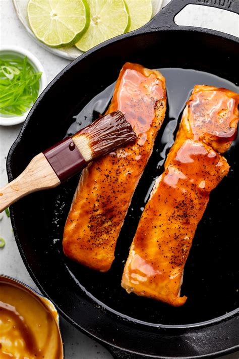 Maple Glazed Salmon All The Healthy Things