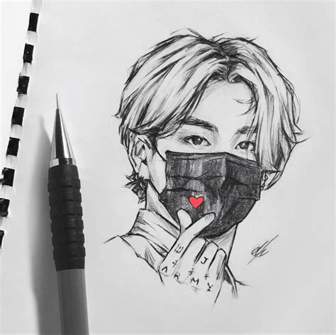 Top Imagen Dibujos De Bts A Lapiz Thptnganamst Edu Vn