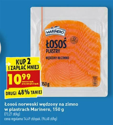 Promocja Łosoś wędzony na zimno plastry 1 SZT 150 G w Biedronka