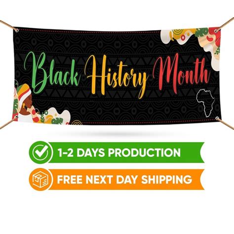 Black History Month Banner - Etsy