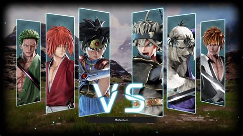 Jump Force S Fight Dai Kenshin Zoro Vs Asta Shishio Ichigo