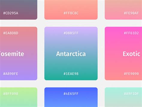 Fancy Gradients Color Palette Design Gradient Design Graphic Design