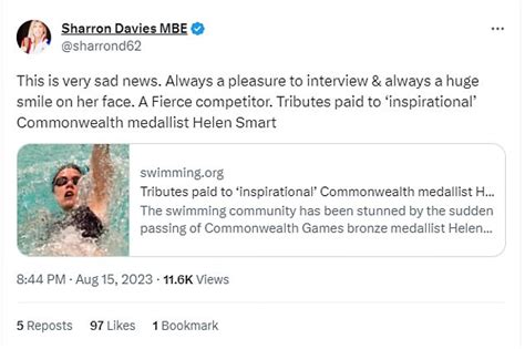 Exclusive Ex Olympic Swimmer Turned Headteacher Helen Smart Was Found