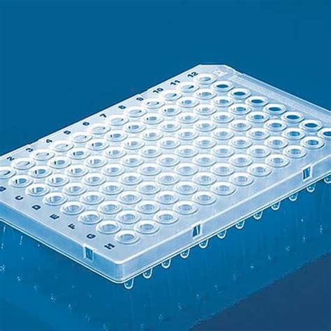 BrandTech PCR Plate 96 Well Semi Skirted Standard Profile Clear 50