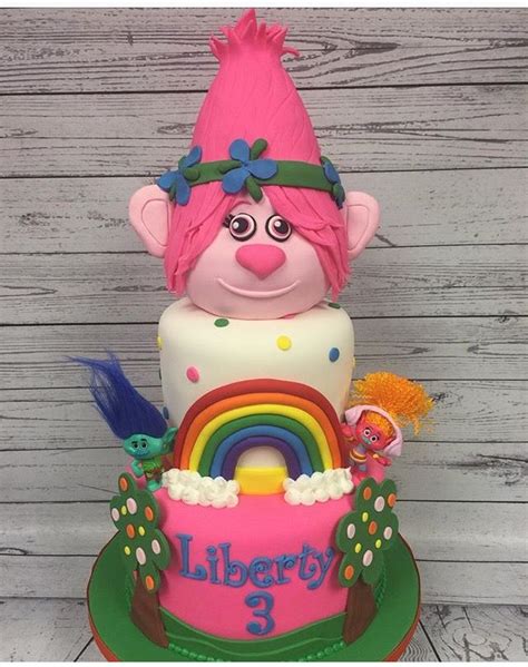 Pin By Alexandra On Trolls Cake Trolls Cake How To Make Cake Cake