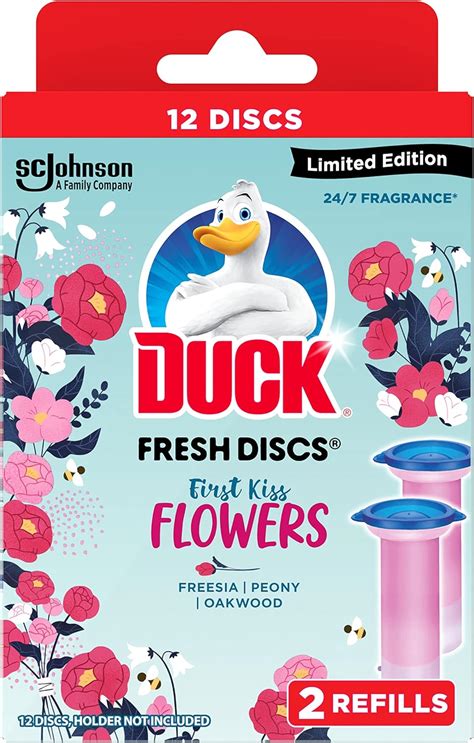 Duck Fresh Discs Toilet Cleaner Refill Twin Pack Prevents Limescale