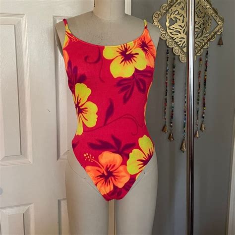 High Cut Swimsuit Etsy