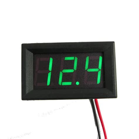 Widely 1PC Green LED Digital Voltage Meter Voltmeter Panel AC 70 500V