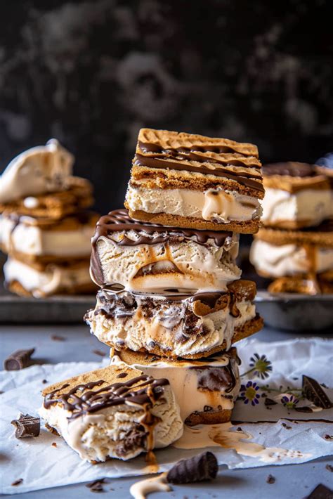 Easy S Mores Ice Cream Sandwiches