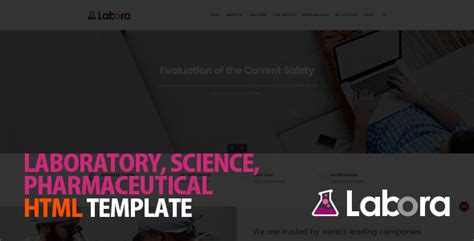 labora business laboratory pharmaceutical html template  aivahthemes