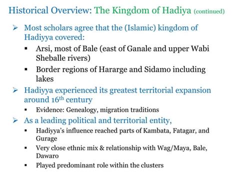 History of the Hadiya (Hadiyya) People in Ethiopia - An Overview | PPT