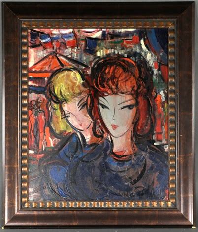 Two Women Von Michel Marie Poulain Auf Artnet