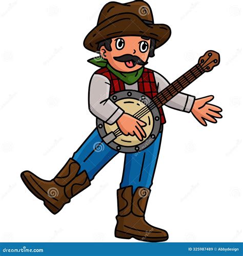 Banjo Clipart Cartoon Style Bluegrass Banjo North American String