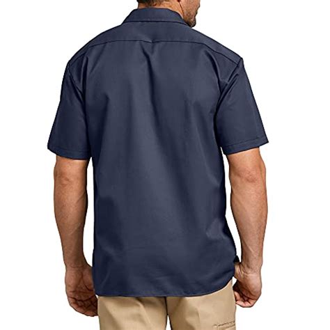 Dickies 1574 Short Sleeve Work Shirt Small Navy For Sale Online Ebay