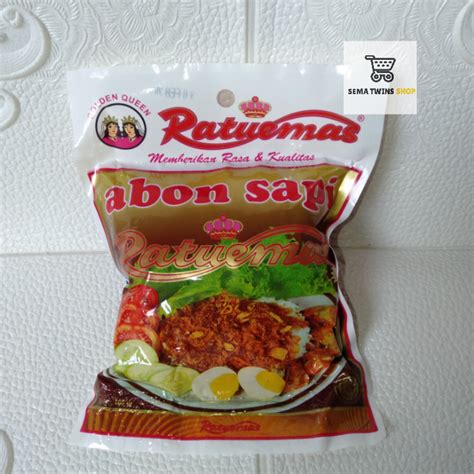 Abon Sapi Cap Ratu Emas 100gr RATUEMAS Lazada Indonesia