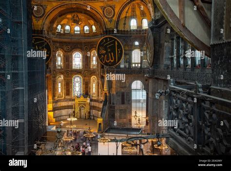 hagia sophia museum istanbul stock photo alamy