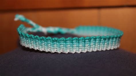 "Knitted" Friendship Bracelet Tutorial [CC] - YouTube