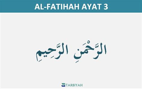 surat al fatihah ayat  tarbiyah