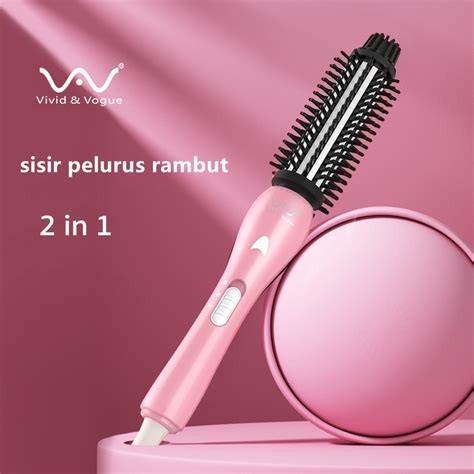 Jual Vivid Vogue Catokan Sisir Pelurus Dan Pengeriting Rambut Ionic