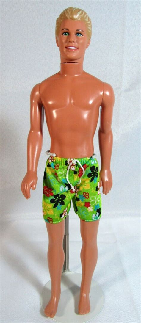 MATTEL BARBIE 1999 HAWAII KEN DOLL IN ORIGINAL SWIM TRUNKS EBay