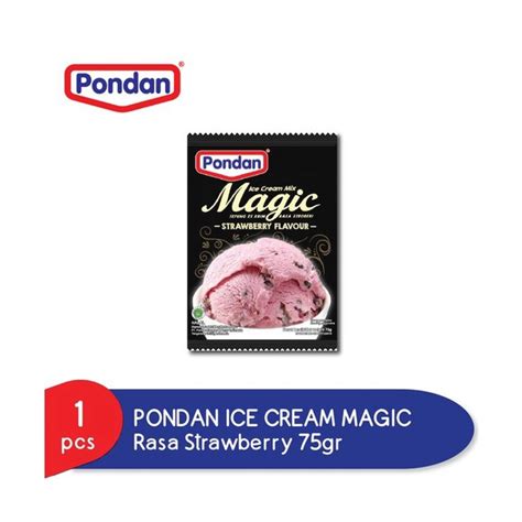 Pondan Ice Cream Strawberry 75Gr Sachet Indonesia Distribution Hub