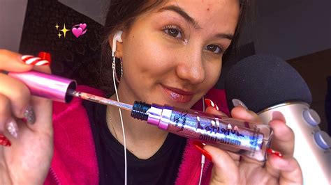 Asmr Lipgloss Application Intense Mouth Sounds Youtube