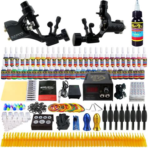 Wholesale Solong Tattoo Complete Kit 2 Pro Machine Guns 54 Inks Power