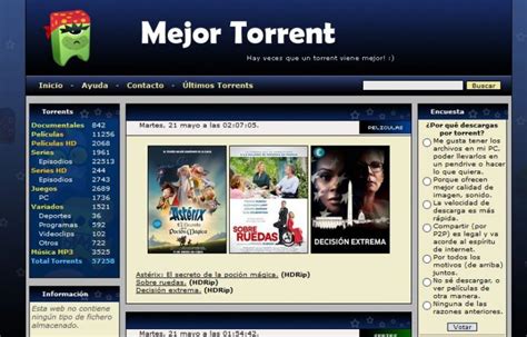 Mejores P Ginas Para Descargar Torrent Tecnoguia