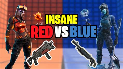 CRAZY RED VS BLUE 3612 0129 3912 By In Vitro Fortnite Creative Map