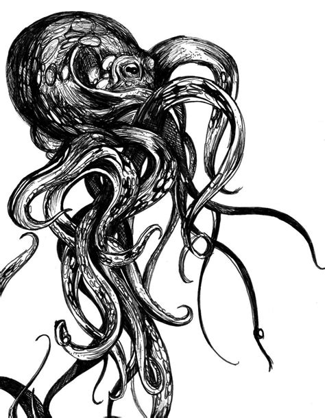 Kraken Drawing at GetDrawings | Free download