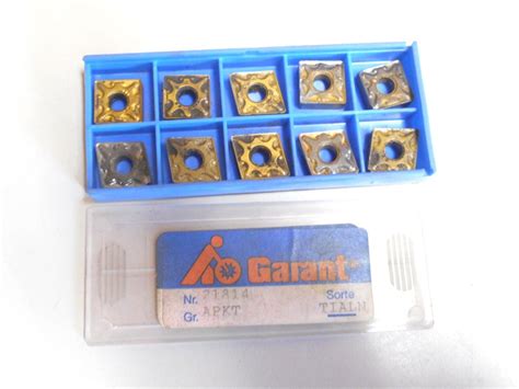 10 X Garant Wendeschneidplatte 21814 Gr APKT TIALN Wendeplatte