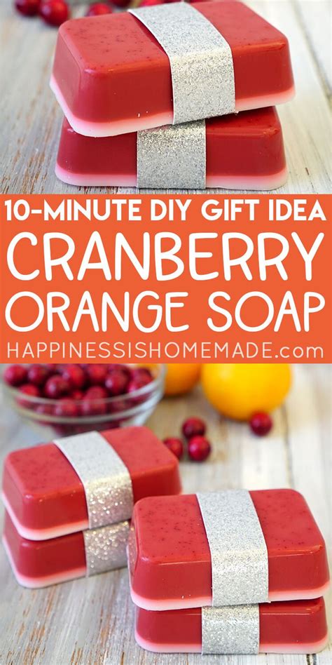 Minute Diy Cranberry Orange Soap Artofit